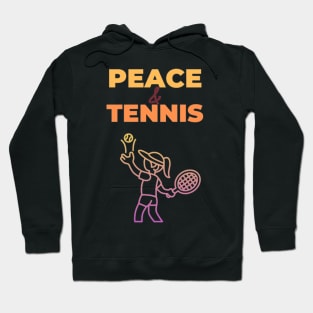 Peace & Tennis - International day of Peace Hoodie